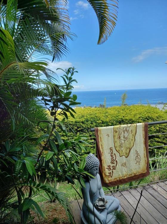 Suite Indigo Jacuzzi Prive Piscine Vue Mer Acces Cuisine Laverie Saint Pierre Exterior foto