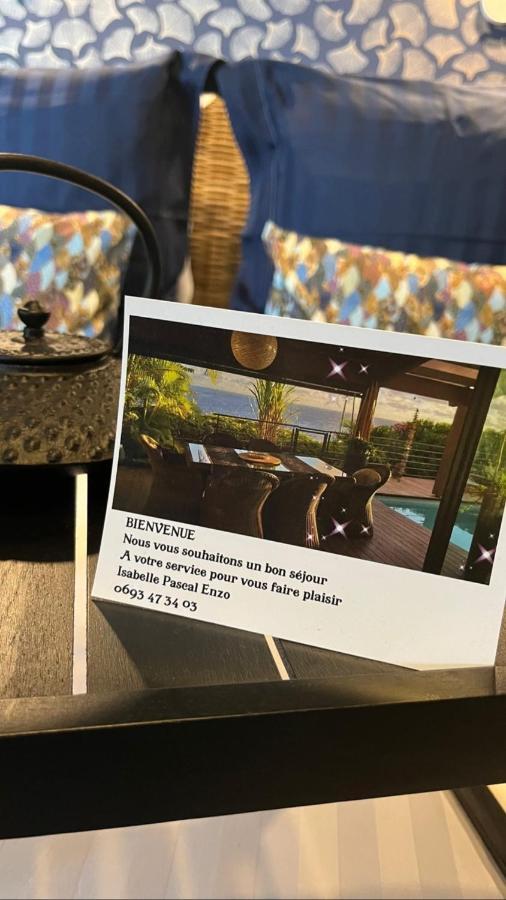 Suite Indigo Jacuzzi Prive Piscine Vue Mer Acces Cuisine Laverie Saint Pierre Exterior foto